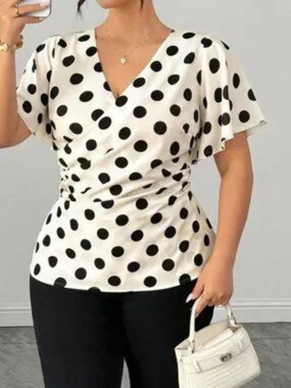 ZARA White Casual Women's Shirt